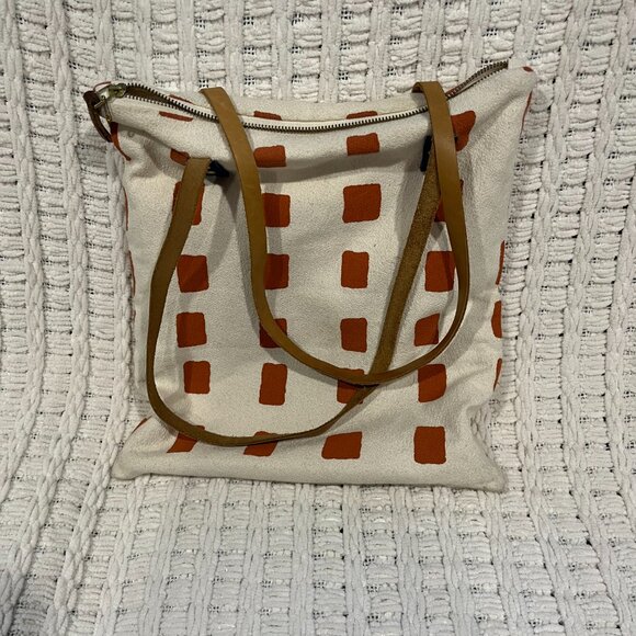 erin flett cotton canvas purse - Picture 3 of 5